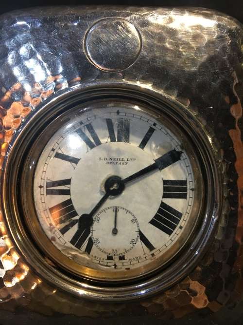 HALLMARKED BIRMINGHAM STERLING SILVER GOLIATH POCKET WATCH CASE BY SYNYER & BEDDOES 1918 marked