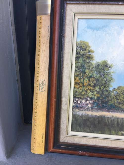 STUNNING ORIGINAL FRAMED OIL ON BOARD BY FAMOUS SA ARTIST DON BENZIEN signed