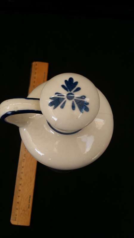 Rare Vintage Delft Blue Jonge Bols Dubbelgestookte Graanjenever, Dutch Official Gin Bottle.