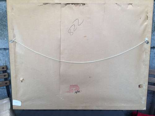 WOW !!!! AMAZING WATERCOLOR BY FAMOUS SA ARTIST CHARLOTTE OESTERLEIN ~ TITLED AND SIGNED