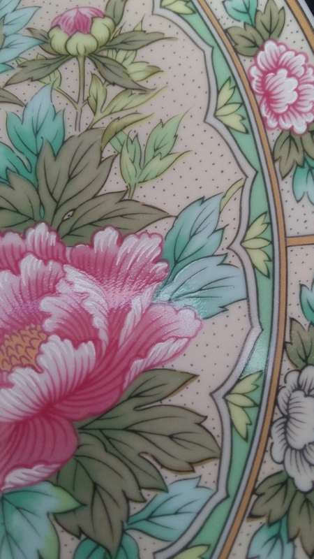 Collectible Vintage Japanese Imperial Hokkaido Imari Large Display Plate/Charger. 28 cm