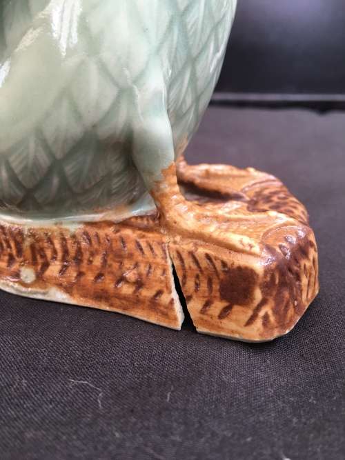 WOW !!!! ABSOLUTELY STUNNING RARE CHINESE CELADON GLAZED PORCELAIN DUCK