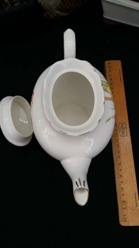 ULTRA RARE ANTIQUE ROYAL ALBERT PORCELAIN c 1917 "NARCISSUS" 1lt TEA POT
