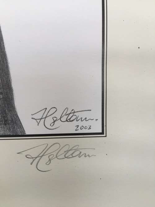 STUNNING FRAMED JEREMY HOUGHTON LIMITED EDITION SIGNED AND NUMBERED PRINT