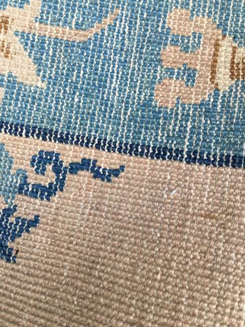 WOW !!!! STUNNING NICELY WORN CHINESE PURE WOOL HAND KNOTTED PERSIAN CARPET 1500 X 750mm