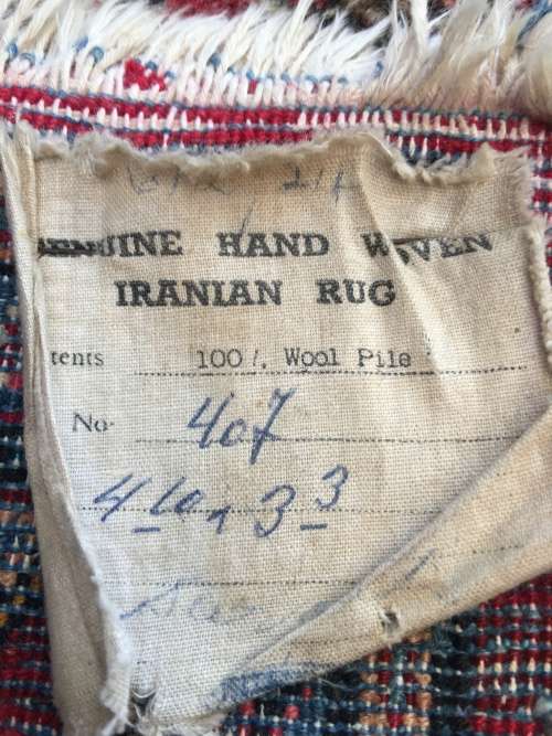WOW !!!! STUNNING NICELY WORN MIR PURE WOOL HAND KNOTTED THICK PILE PERSIAN CARPET 1470 X 990mm