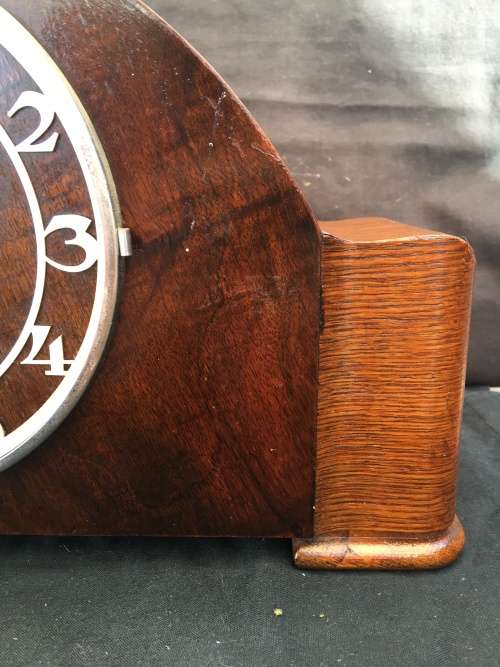 STUNNING MAUTHE GERMAN MANTLE CLOCK IN FULL WORKING ORDER WITH THE KEY