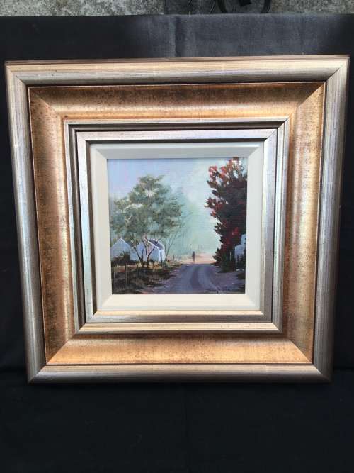 WOW !!! STUNNING INVESTMENT ART ~ FRAMED OIL ON BOARD BY FAMOUS SOUTH AFRICAN ARTIST SHELAGH PRICE
