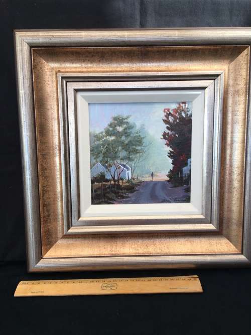 WOW !!! STUNNING INVESTMENT ART ~ FRAMED OIL ON BOARD BY FAMOUS SOUTH AFRICAN ARTIST SHELAGH PRICE