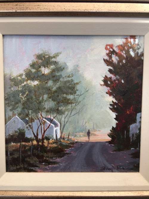 WOW !!! STUNNING INVESTMENT ART ~ FRAMED OIL ON BOARD BY FAMOUS SOUTH AFRICAN ARTIST SHELAGH PRICE