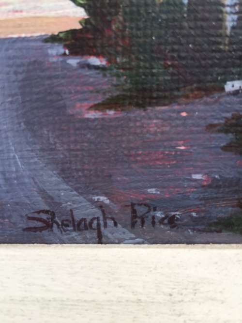 WOW !!! STUNNING INVESTMENT ART ~ FRAMED OIL ON BOARD BY FAMOUS SOUTH AFRICAN ARTIST SHELAGH PRICE