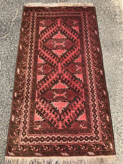 WOW !!!!  A STUNNING PURE WOOL AFGHAN BALUCHI PERSIAN CARPET 1480 X 950mm