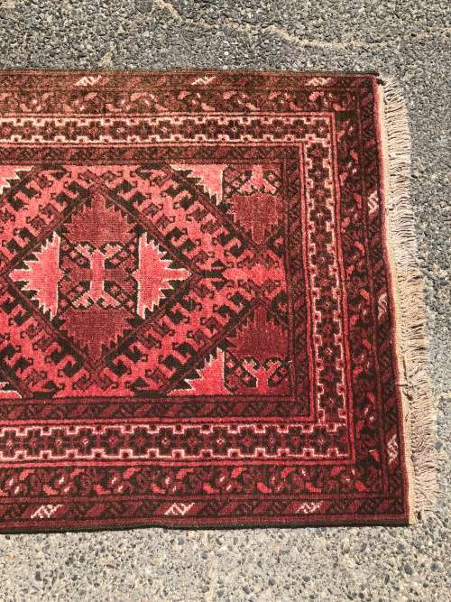 WOW !!!!  A STUNNING PURE WOOL AFGHAN BALUCHI PERSIAN CARPET 1480 X 950mm