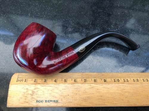 WOW !!!! STUNNING VINTAGE GBD SCOTTISH PIPER BENT BILLIARD BRIAR TOBACCO PIPE MADE IN LONDON