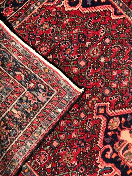 ANOTHER GEM ~ STUNNING VINTAGE HAND MADE PURE WOOL HUSSAINABAD PERSIAN CARPET 2050 X 1470mm