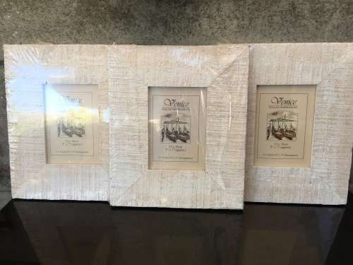 Stunning new Shabby Chick Frames in plastic " Venice Italian Inspirations"  Bid Per Frame