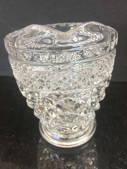 Beautiful and Collectible Vintage Clear cut Crystal Creamer - 250ml