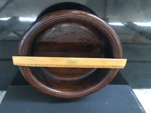 Stunning Large African Hand carved Ebony wooden Bowl - Table Center Piece