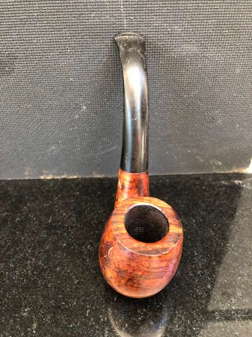 WOW !!!! STUNNING VINTAGE SCOTTISH PIPER BENT BILLIARD BRIAR TOBACCO PIPE MADE IN LONDON