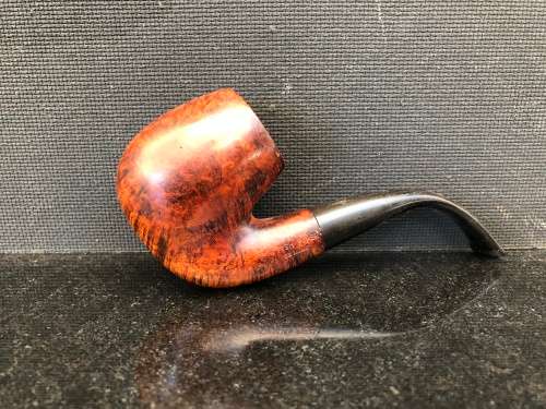 WOW !!!! STUNNING VINTAGE SCOTTISH PIPER BENT BILLIARD BRIAR TOBACCO PIPE MADE IN LONDON