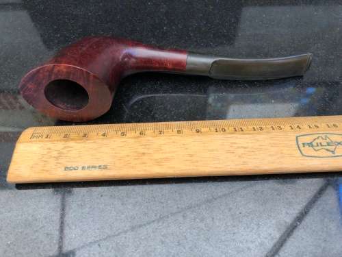 WOW !!!! STUNNING VINTAGE SCOTTISH PIPER TAPERED  BRIAR TOBACCO PIPE MADE IN LONDON