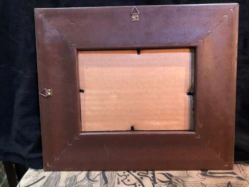 JH PIERNEEF ~ VINTAGE FRAMED PRINT OF LITHOGRAPH IN A STUNNING WOODEN FRAME AND BEHIND GLASS