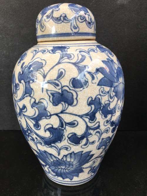WOW !!! STUNNING CHINESE GENUINE MING BLUE AND WHITE MUSEUM QUALITY GINGER JAR
