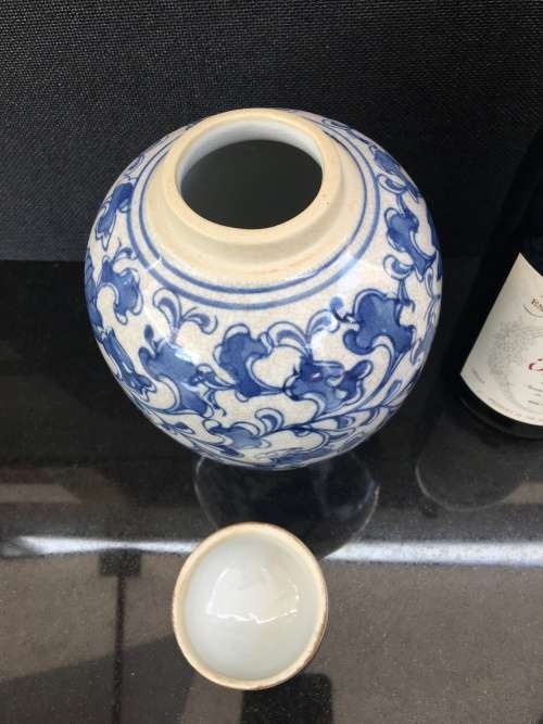 WOW !!! STUNNING CHINESE GENUINE MING BLUE AND WHITE MUSEUM QUALITY GINGER JAR