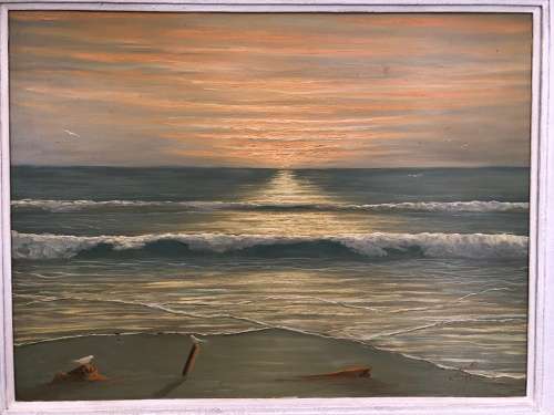 INVESTMENT !!!! RENOWNED SA ARTIST ADRIAN VAN DER PLOEG 1939~2002 ORIGINAL OIL ON BOARD DATED 1959