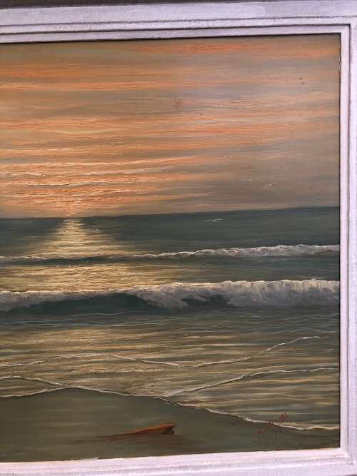 INVESTMENT !!!! RENOWNED SA ARTIST ADRIAN VAN DER PLOEG 1939~2002 ORIGINAL OIL ON BOARD DATED 1959