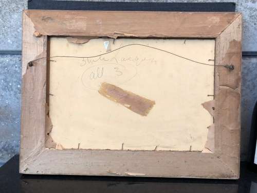 WOW !!!! CHARLES MASSER ORIGINAL OIL ON BOARD LANDSCAPE OF THE 12 APOSTLES IN A GOLD FRAME