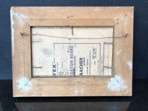 WOW !!! A FANTASTIC FRAMED ORIGINAL LANDSCAPE OIL ON BOARD BY H.J.HILL signed