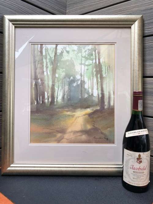 WOW !!! INVESTMENT ART !!! SA ARTIST GORDON LEGG ORIGINAL WATERCOLOR signed AND FRAMED
