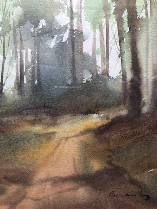 WOW !!! INVESTMENT ART !!! SA ARTIST GORDON LEGG ORIGINAL WATERCOLOR signed AND FRAMED