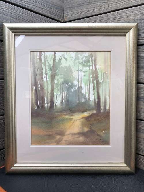 WOW !!! INVESTMENT ART !!! SA ARTIST GORDON LEGG ORIGINAL WATERCOLOR signed AND FRAMED