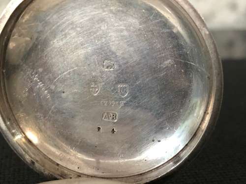 WOW !!! AWWC Farringdon J, Wm. Ellery Pocket Watch , Sterling Hallmarks circa 1886 ~ needs a service