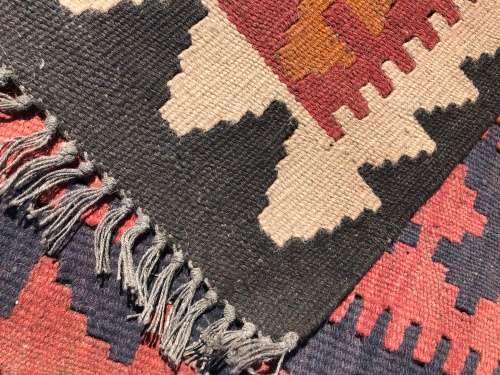 FANTASTIC LARGE PURE WOOL HAND KNOTTED FLAT WEAVE SHIRAZ KILIM PERSIAN CARPET 3000 X 2000mm
