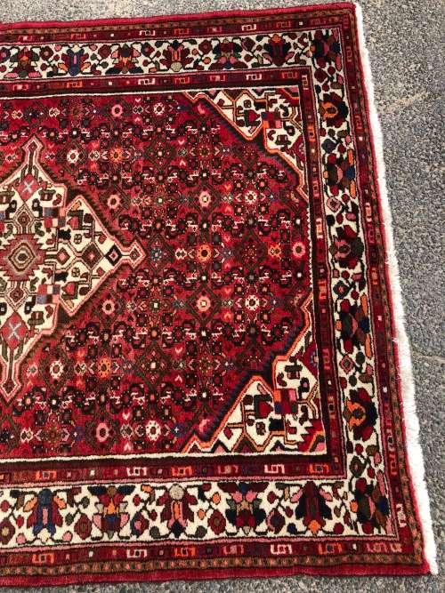 WHAT A STUNNER ~ PURE WOOL HAND KNOTTED PLUSH HUSSEIN ABAD EXQUISITE PERSIAN CARPET 2100 X 1700mm