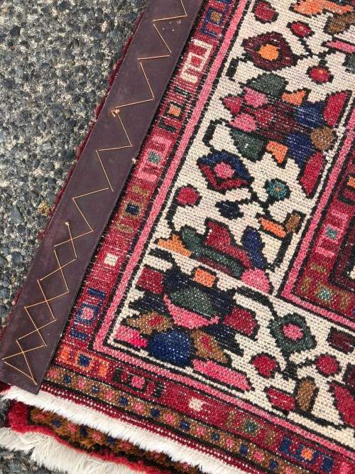 WHAT A STUNNER ~ PURE WOOL HAND KNOTTED PLUSH HUSSEIN ABAD EXQUISITE PERSIAN CARPET 2100 X 1700mm