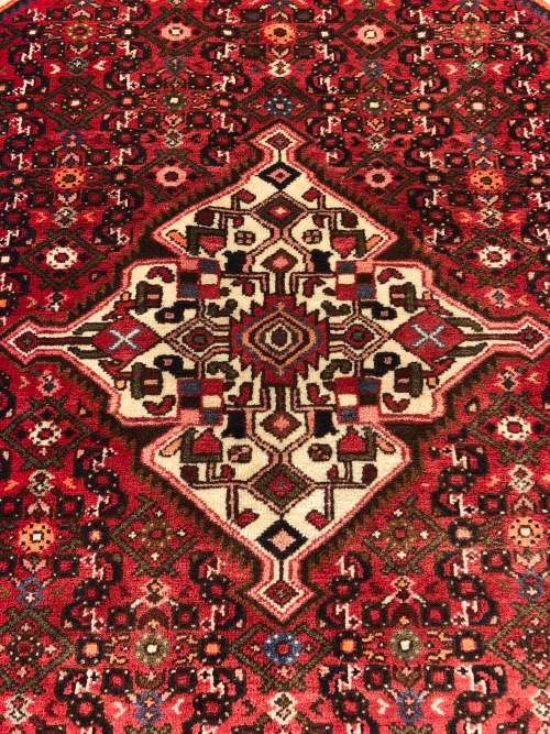WHAT A STUNNER ~ PURE WOOL HAND KNOTTED PLUSH HUSSEIN ABAD EXQUISITE PERSIAN CARPET 2100 X 1700mm
