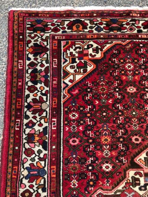 WHAT A STUNNER ~ PURE WOOL HAND KNOTTED PLUSH HUSSEIN ABAD EXQUISITE PERSIAN CARPET 2100 X 1700mm