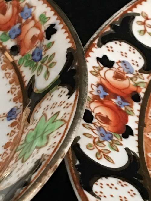 Beautiful Ultra Rare c1928s - Royal "Vale" China Longton  England Tea Trio.
