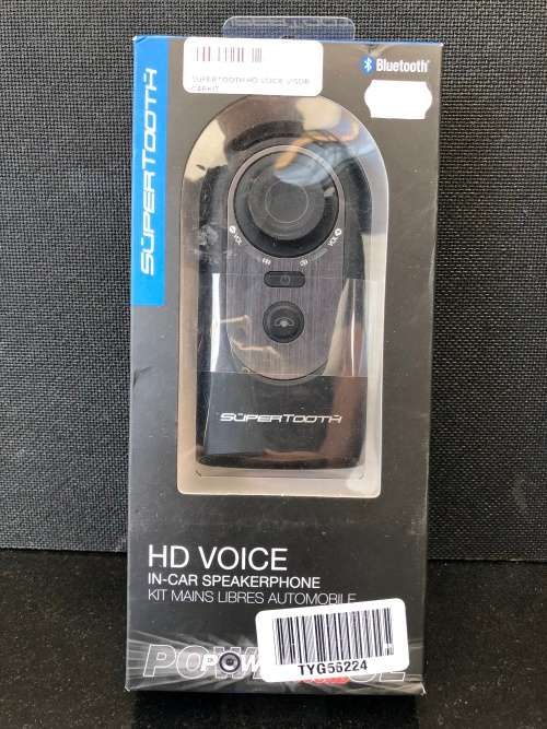 SUPERTOOTH HD VOICE VISOR BLUETOOTH HANDSFREE CAR KIT SEALED IN THE BOX