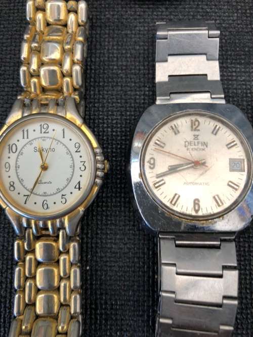 JOB LOT OF VARIOUS WATCHES FOR SPARES OR REPAIRS INCLUDING SEIKO