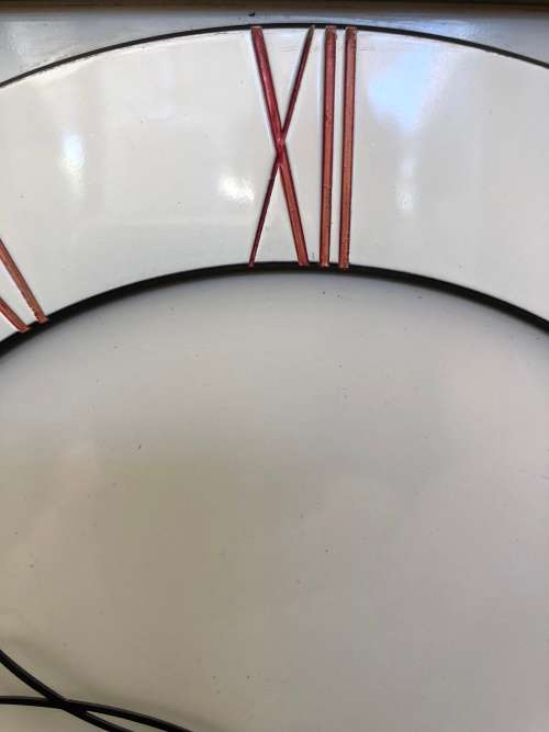 WOW !!! WHAT A STUNNER , WEIGHT DRIVEN ART DECO WALL CLOCK IN FULL WORKING ORDER