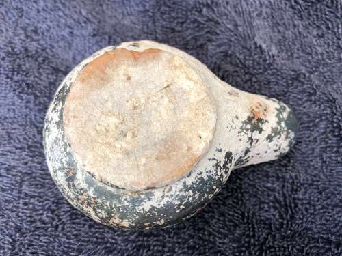 WOW !!! MUSEUM STANDARD ARCHAEOLOGICAL ANTIQUITIES TERRACOTTA ROMAN OIL LAMP , 100BC ~100AD
