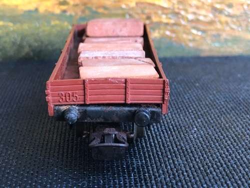 WOW !!!   Marklin HO GUAGE FLATBED WAGON , A TRUE CLASSIC circa 1950's