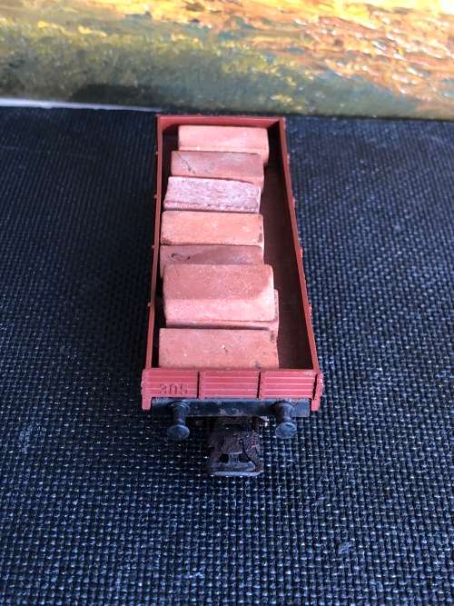 WOW !!!   Marklin HO GUAGE FLATBED WAGON , A TRUE CLASSIC circa 1950's