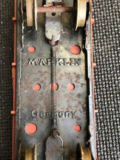 WOW !!!   Marklin HO GUAGE FLATBED WAGON , A TRUE CLASSIC circa 1950's