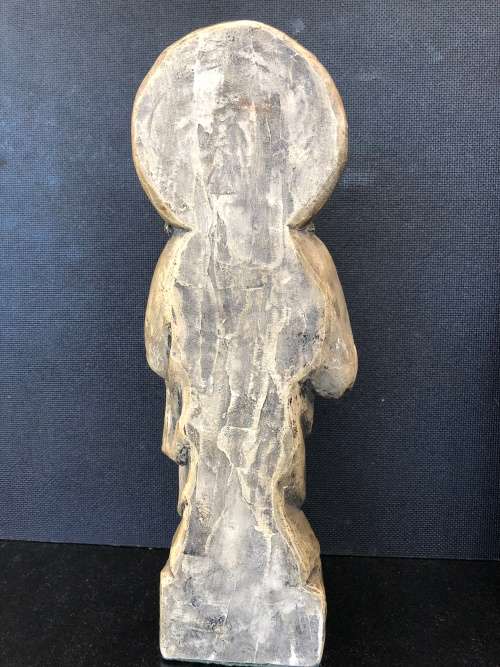 Stunning Stone/bone? Figurine Religious Yoga Meditating Pran Mudra